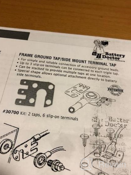 img 1 attached to WirthCo 30703 Battery Doctor Top Post Triple Tap Also Used As A Frame Ground review by William Mathis