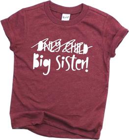 img 1 attached to Sister Sibling Announcement Toddler Flamingo Girls' Clothing ~ Tops, Tees & Blouses