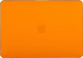 img 2 attached to Se7enline MacBook Air 13 Inch Case 2021/2020/2019/2018 - Orange Hard Cover