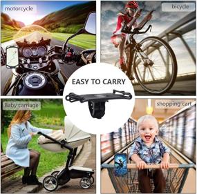 img 1 attached to 🚲 360°Rotation Silicone Bike Phone Mount Holder for Samsung Galaxy S20 FE, S20 Plus S21+, S20 S21 Ultra, A10S A20S A21S LG Stylo 6 V60, Moto G Stylus 4.0"-6.9" Phones