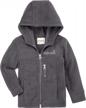 toddler boys & girls fleece zip-up hoodie jacket: snonook kids' cozy outerwear! logo