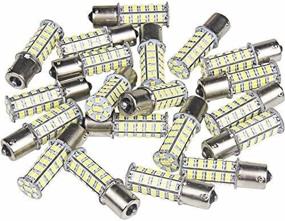 img 1 attached to 20 Pcs Super Bright 1156 1141 1003 BA15S 68-SMD LED RV Indoor Lights (Pure White 6000K-6500K Color Temputure) - 20 Pack