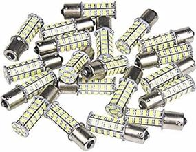 img 4 attached to 20 Pcs Super Bright 1156 1141 1003 BA15S 68-SMD LED RV Indoor Lights (Pure White 6000K-6500K Color Temputure) - 20 Pack