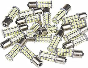 img 2 attached to 20 Pcs Super Bright 1156 1141 1003 BA15S 68-SMD LED RV Indoor Lights (Pure White 6000K-6500K Color Temputure) - 20 Pack