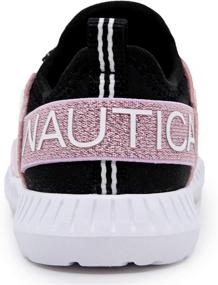 img 2 attached to Nautica Sneaker Comfortable Shoes Kappil Girls Rainbow Girls' Shoes at Athletic