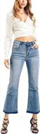 женские расклешенные джинсы с высокой посадкой и расклешенными брюками с цветочной вышивкой, широкими ступнями и длинными джинсовыми брюками от chartou логотип