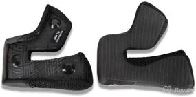 img 2 attached to 🌟 Enhance Comfort and Fit with BELL MX-9 Cheek Pads (Black, 30mm)