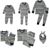 🎄 honestbaby organic cotton holiday pajama set for the whole family logo