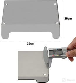 img 3 attached to BILLFARO Rear Tank Plate Stainless Steel Float Plates With Screws And Allen Keys Aluminum Armor Plates Fit For Onewheel XR One Wheel XR Accessories