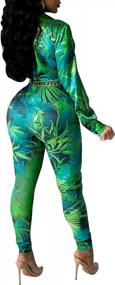 img 3 attached to Women'S Floral Print Tracksuits Outfits: YouSexy 2 Piece Legging Pant Sets