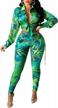 women's floral print tracksuits outfits: yousexy 2 piece legging pant sets logo