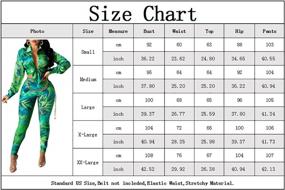 img 1 attached to Women'S Floral Print Tracksuits Outfits: YouSexy 2 Piece Legging Pant Sets