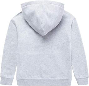 img 3 attached to UNACOO Unisex Brushed Fleece Long Shoulder Boys' Clothing : Fashion Hoodies & Sweatshirts