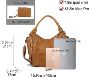 img 2 attached to 👜 Leather Crossbody Purses for Women - Women's Handbags & Wallets by Hobo Bags