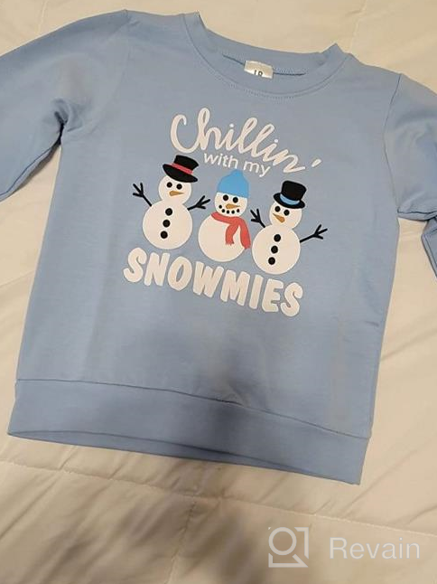 img 1 attached to 🎄 Chillin Snowmies Christmas Boys' Sweaters – Unique Baby Clothing review by Patrick Jarvis