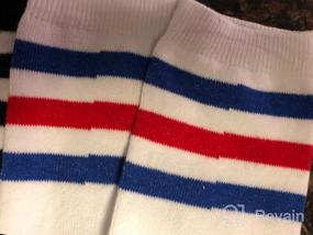 img 7 attached to Child's Knee High Tube Socks - 3 to 4 Pairs for Boys, Girls, Babies, and Toddlers