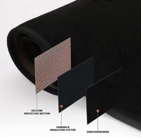 img 2 attached to Защита и стиль: крышка приборной панели SHINEHOME для Ford F150 2015-2020 гг.