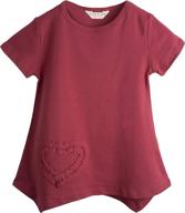 👚 ipuang vermilion girls' clothing: trendy shaped cotton tops, tees & blouses for a casual look logo