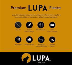 img 2 attached to 🧣 Lupa Canadian Made Fleece Warmer Gaiter: Ultimate Women's Accessories for Chic Scarves & Wraps