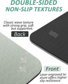 img 3 attached to Get Your Zen On: Extra Thick Non-Slip Yoga Mat With Strap For Yoga, Pilates, And More!