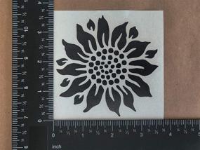 img 1 attached to 🌻 Assorted Sunflower Decal 4 Pack: Black, Small ~3.5" Sunflowers – Vibrant and Versatile!