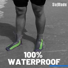 img 2 attached to Waterproof Unisex Crew Ankle Socks For Hiking And Kayaking - SuMade Ultra Thin, 1 Pair