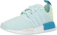 adidas originals unisex nmd_r1 running girls' shoes at athletic logo