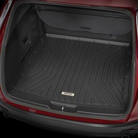 img 3 attached to 🚗 OEDRO Cargo Liner for 2016-2021 Honda Civic Sedan, Custom Fit Black TPE All-Weather Automotive Trunk Mat - Not Compatible with Civic Hatchback or Coupe