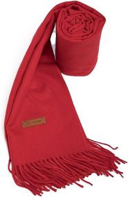 img 3 attached to Cashmere Womens Fashion Tassel Scarf（80 7X25 6 Women's Accessories : Scarves & Wraps