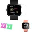 3 pack screen protector fitbit hydrogel logo