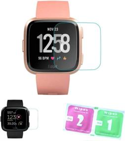 img 2 attached to Защитная пленка для экрана из 3 упаковок Fitbit Hydrogel