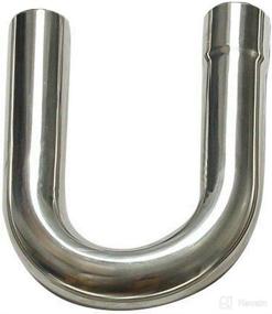 img 1 attached to 2.5-Inch OD 304 Stainless Steel Mandrel Bend, 180-Degree U Bend Pipe Tubing for Universal Application