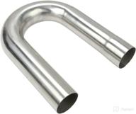 2.5-inch od 304 stainless steel mandrel bend, 180-degree u bend pipe tubing for universal application logo