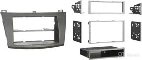 img 1 attached to 🎛️ Metra 99-7514B Dash Kit for 2010 Mazda 3 - Matte Black, Single/Double DIN Installation