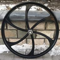 donsp1986 26" magnesium rear wheel - ideal for beach cruisers and mtb's with 135mm width and disc brake compatibility logo