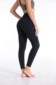 img 1 attached to Get Stylish And Comfy: Keepersheep High Waisted Yoga Pants With Pockets