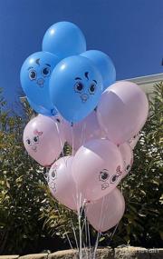 img 3 attached to 🎈 Bossy Baby - 20 Pack Gender Reveal Balloons - Pink and Blue Decorations - Boy or Girl Party Supplies