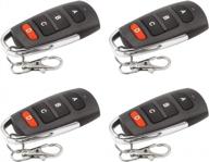 cloning remote control keychain, replacement garage door electric gate, duplicates and replaces original factory remote controls for vehicle central locking systems, electronic garage doors (kt16-4*4) logo