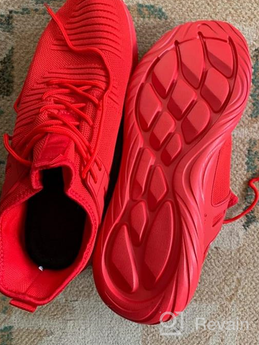 img 1 attached to Maximize your Performance with GALASEA Breathable Jogging Sneakers: The Ultimate Running Companion review by Albert Wallin