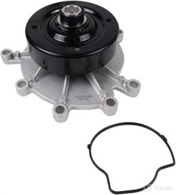 img 1 attached to 🚙 Jeep Grand Cherokee/ Liberty/ Commander Autoround AW7163 Water Pump with Gasket - Compatible with Dodge Ram 1500/ Durango/ Dakota/ Nitro, Chrysler Aspen, Mitsubishi Raider, 3.7L V6 4.7L V8 Engine