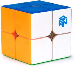 img 2 attached to GAN 356 RS And GAN 249 V2 Bundle: Stickerless 3X3 And 2X2 Speed Magic Cubes For Exceptional Performance