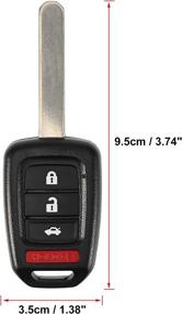 img 1 attached to AUTOHAUX Replacement Keyless Remote 433Mhz Car & Vehicle Electronics