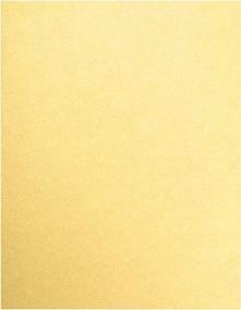 img 4 attached to Golden Glamour: LUXPaper 8.5” X 11” Cardstock In 105 Lb. Gold Metallic - Perfect For Crafts, Cards, Scrapbook, And Office Supplies