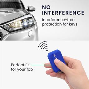 img 2 attached to 🔑 Enhance Suzuki Key Protection with kwmobile Key Cover - Blue