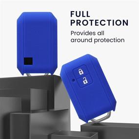 img 3 attached to 🔑 Enhance Suzuki Key Protection with kwmobile Key Cover - Blue