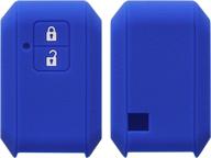 🔑 enhance suzuki key protection with kwmobile key cover - blue logo