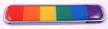 pride lesbian rainbow chrome emblem logo