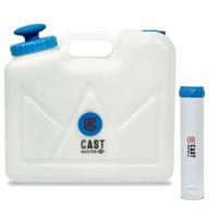 cast master elite portable water purification jerrycan - survival filtration system for camping, hiking, backpacking and emergencies - high-quality water filter логотип