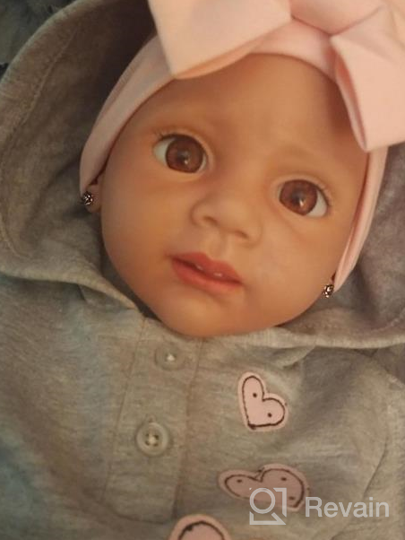 img 1 attached to Realistic 15-Inch Full Body Silicone Baby Boy Doll - Made With Platinum Silicone Material, Lifelike Reborn Doll For Newborn Baby Lovers review by Tony Elliott