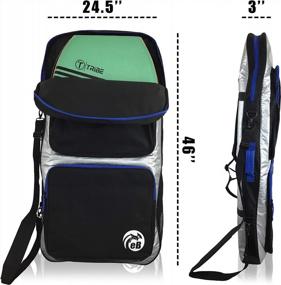 img 2 attached to EBodyboarding Double Padded Reflector Backpack: Durable Travel Bodyboard Wet/Dry Bag